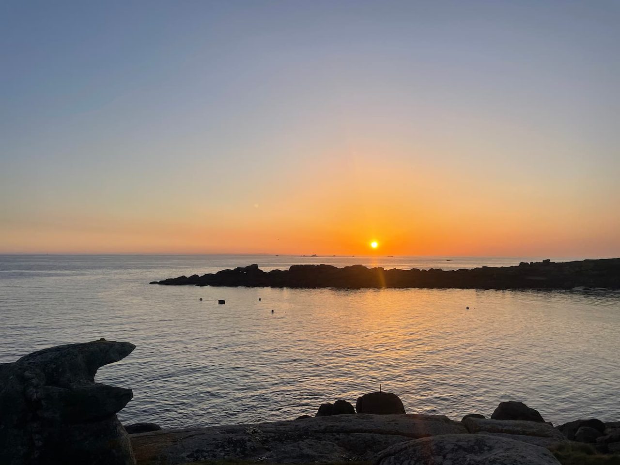 Coucher de soleil sur l'Iroise