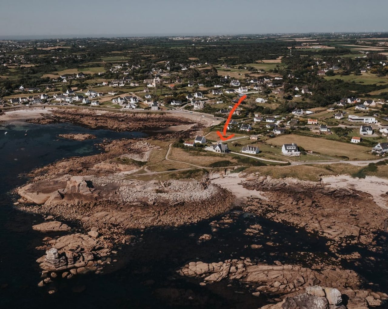Lanildut vu du ciel