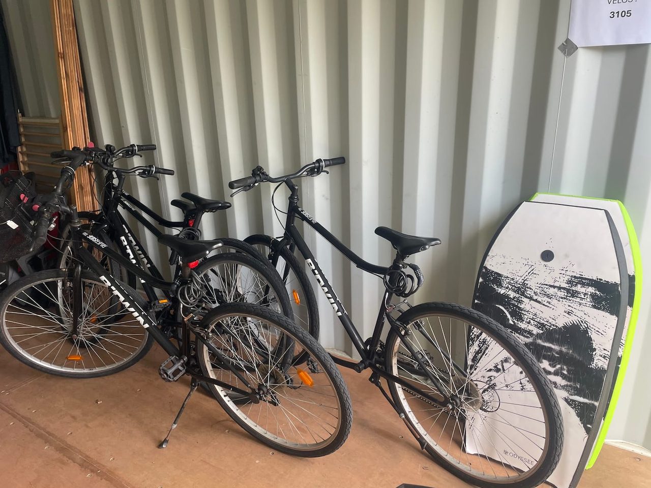 Vélos à disposition